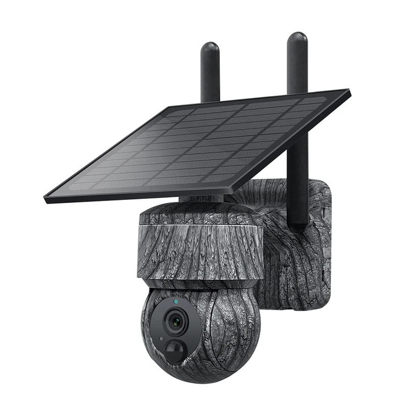 US EU Solar camera 3MP night vision HD mobile phone remote wireless 4G SIM card outdoor PTZ monitor Surveillance