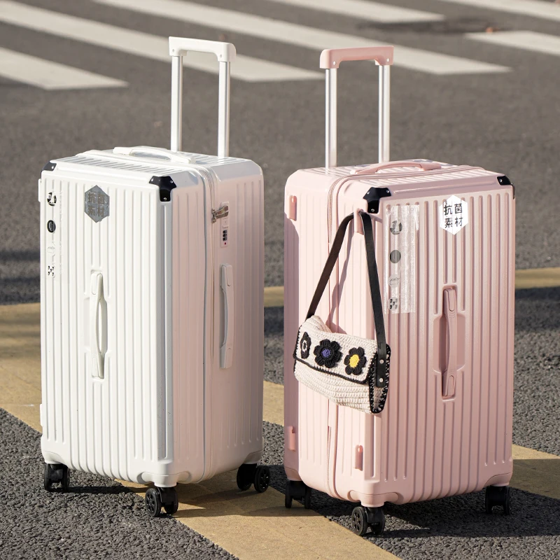 Custom ABS+PC Hardside Expandable travelling Luggage With Spinner Wheels trolley suitcase in sets Larger Capacity Suitcase