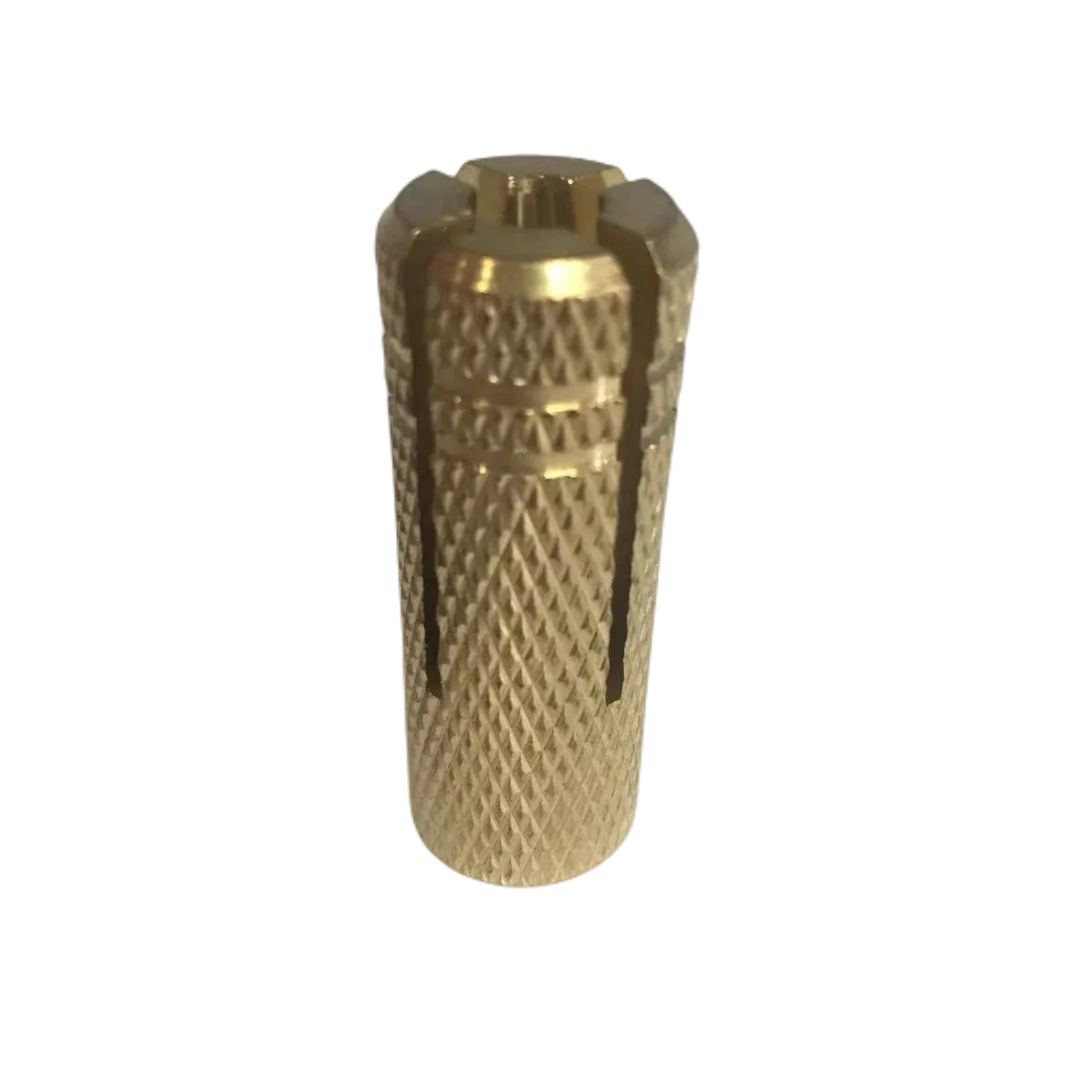 Factory Supply High Quality Brass Drop In Anchors Yellow Zinc Plated Chemical Anchor