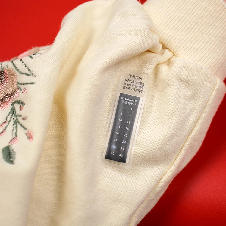 Wholesale New Products custom plastic lcd clothing thermometer strip digital cloth thermometer