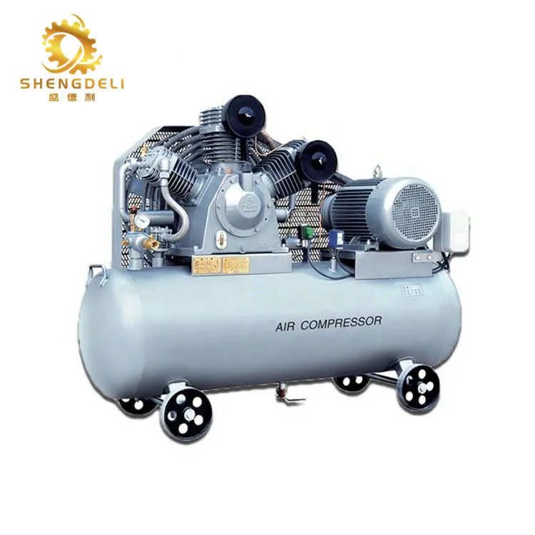 
220V High Efficiency Long Duty Cycle High Quality Oil Free Twin Heads Portable Mini Air Compressor with 50 liters tank 
