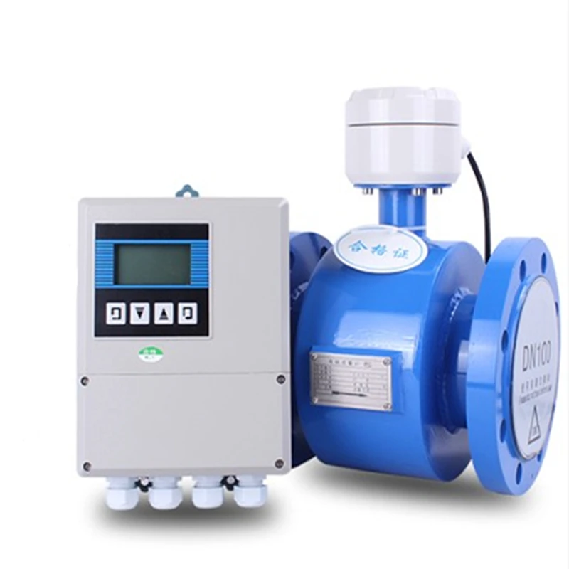 Digital Display Separated Electromagnetic Flow Meter For Sewage Separated Magnetic Flow Meter