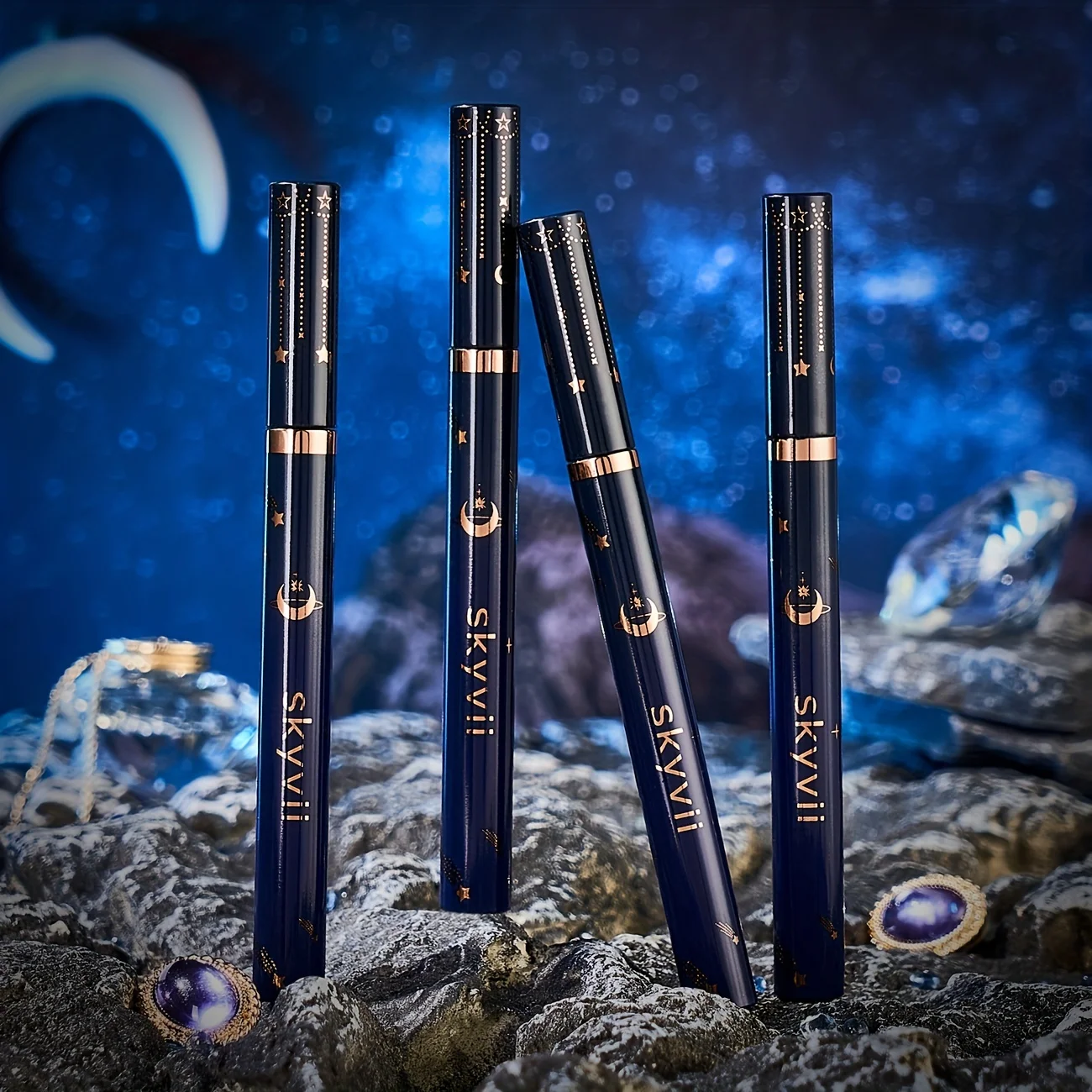 Custom Logo Makeup Noir Eye Eyeliner Pen Long Lasting Waterproof Quick Dry Matte Black Vegan Thin Liquid Eyeliner