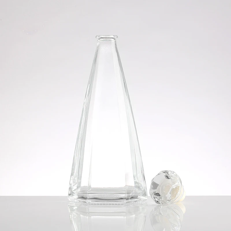 500ml Hot Vodka  Wine Alcoholic Beverages1 Litre Miniature Liquor  Conical Flask Shape Water Glass Bottle