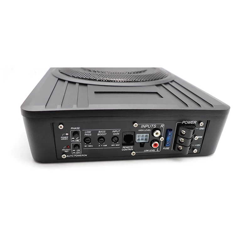 10 inch car subwoofer car audio under seat slim woofer speaker subwoofer power active subwoofers