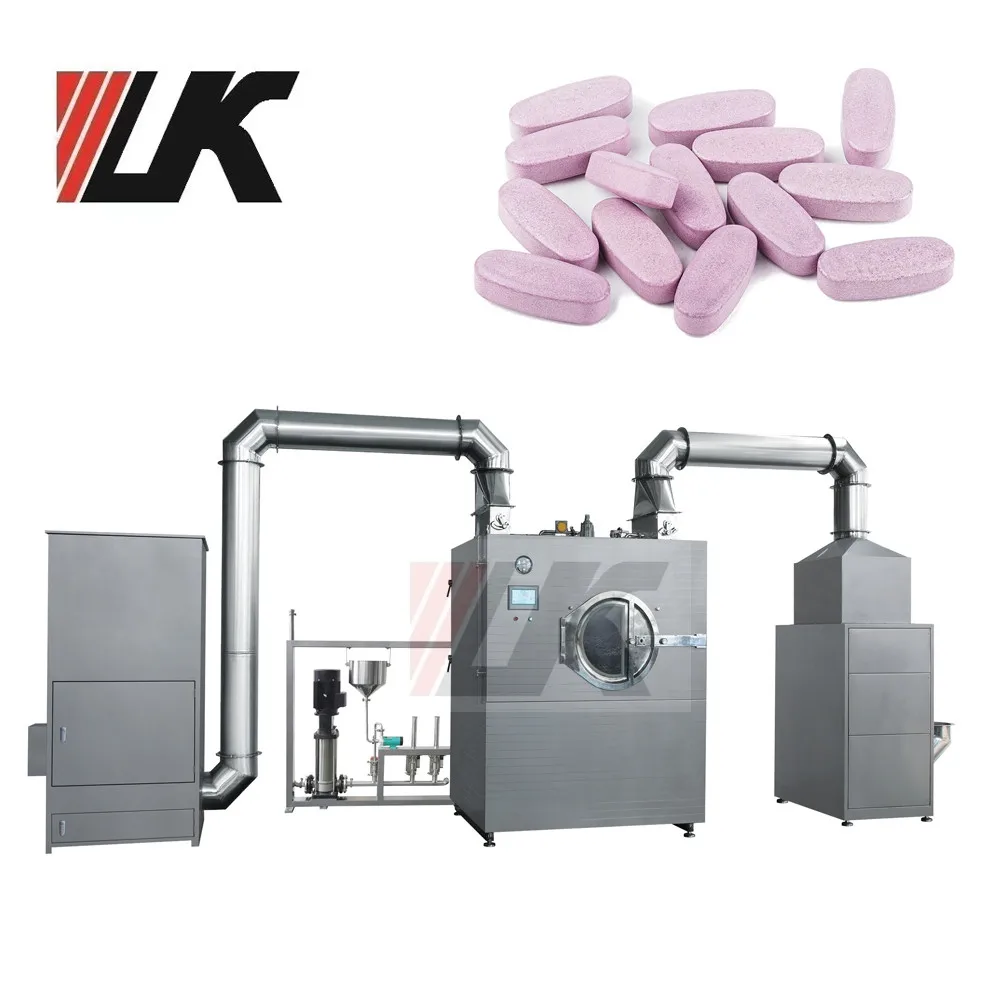 
BG-150D High Efficiency Pharmacy Automatic Tablet Coating Machine Pill Coater Machine 