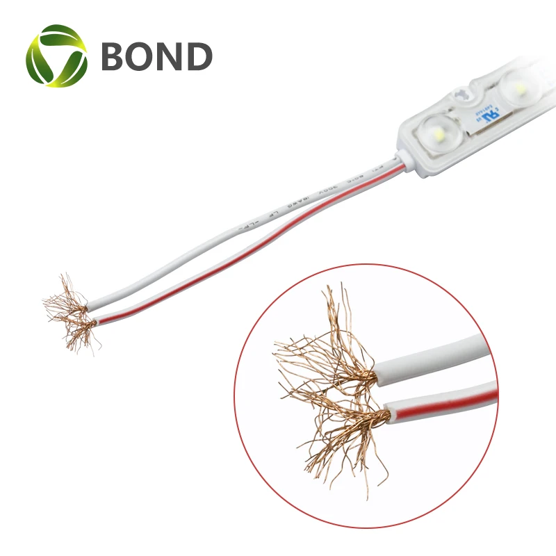 Mini DC 12V 1.2W  Led Module light 3  Leds injection 2835 SMD IP68 Waterproof Lighting letter sign box