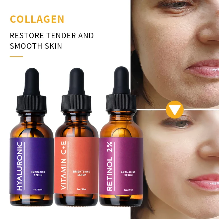 Oem Private Label Organic Removing Dark Spots Skin Tea Tree Face Serum Wholesale Vegan Brightening Vitamin C Face Care Serum