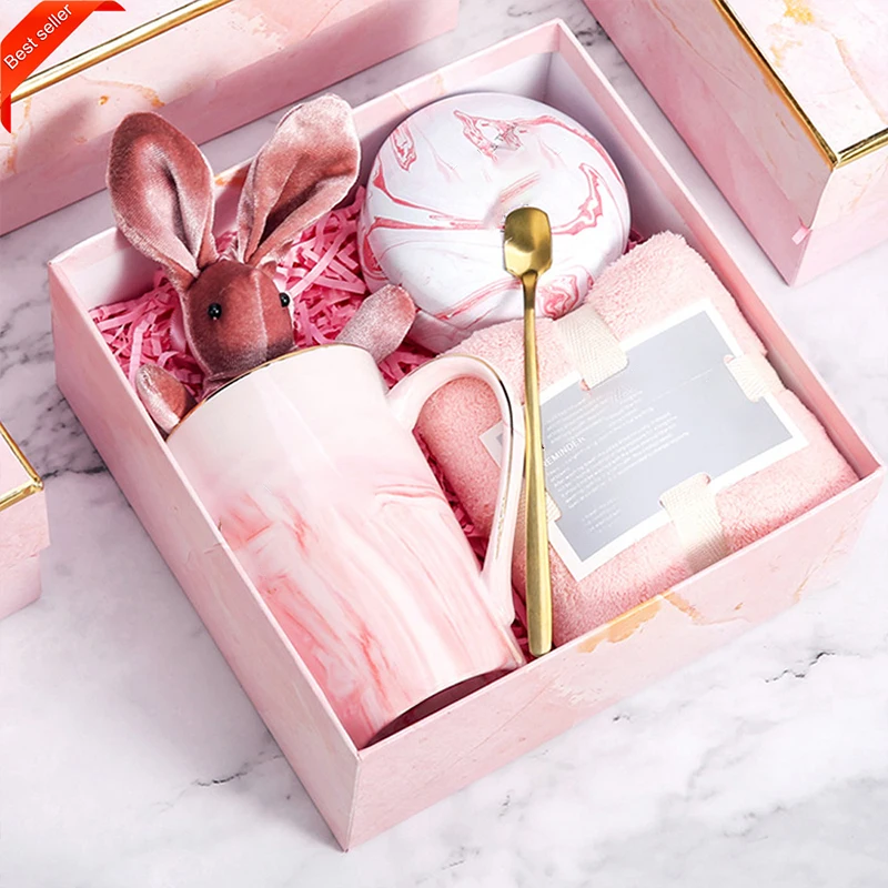 Customization Party Gift Glas Ceramic Bottle Cup Giveaway Wedding Returns Mug Bottle Spoon Towel Sugar Bowl Pot Basin Bunny Doll