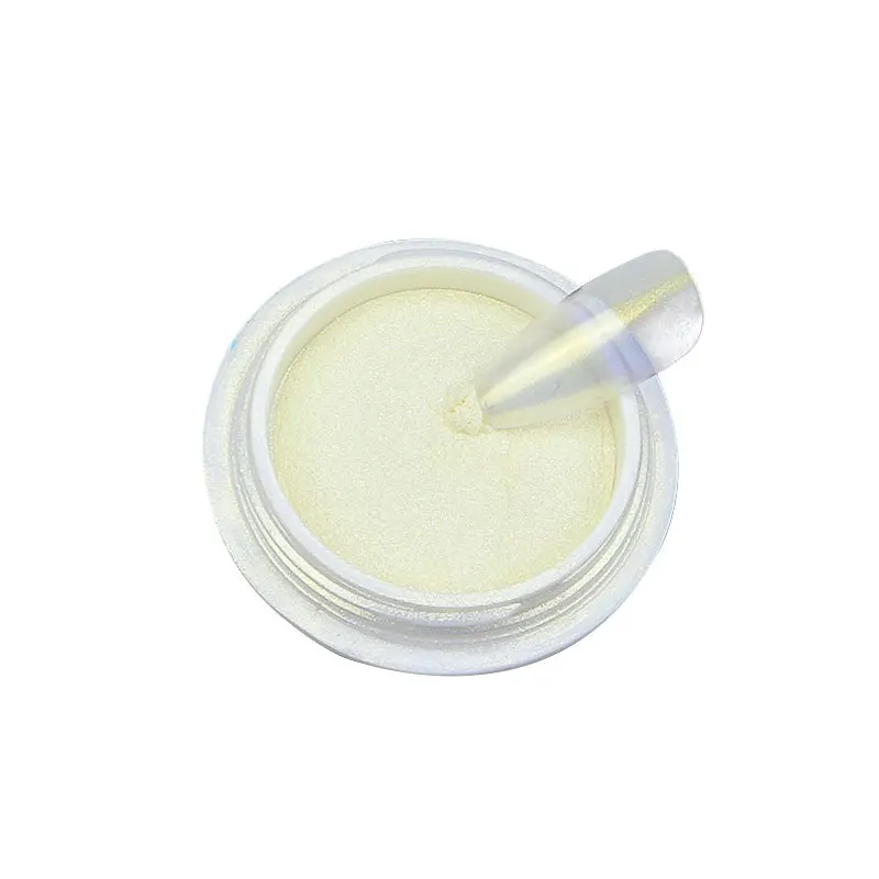Solid ice aurora powder nail transparent aurora magic mirror powder color acrylic nail beauty powder