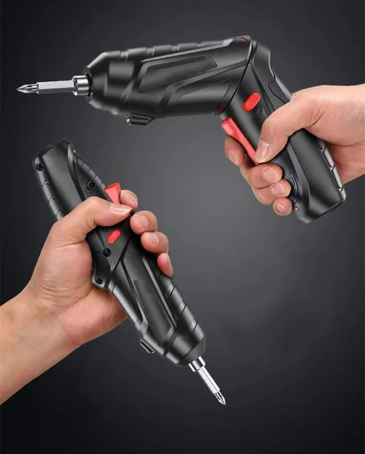 Portable 4.2V Mini cheap cordless electric screwdriver set manual 47pcs Electric screwdriver