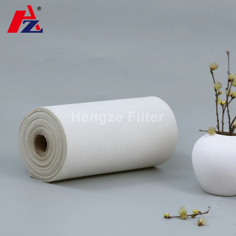 polyester Needle Punched Felt Aramid Dust Collector Filter Felt Bag For Filtration