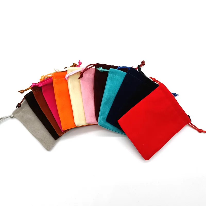 Custom Jewelry pouches ribbon promotional drawstring bag