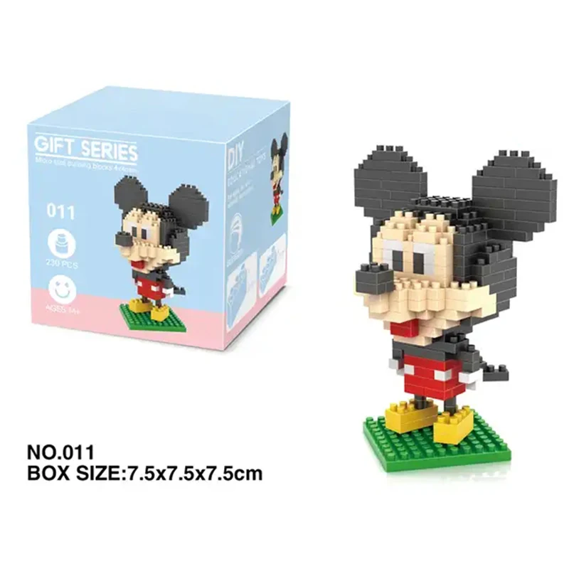 2024 Mini Cartoon Mouse Compatible with DIY Assembling Particles Micro Educational Diamond Building Blocks Sets Kids Toys