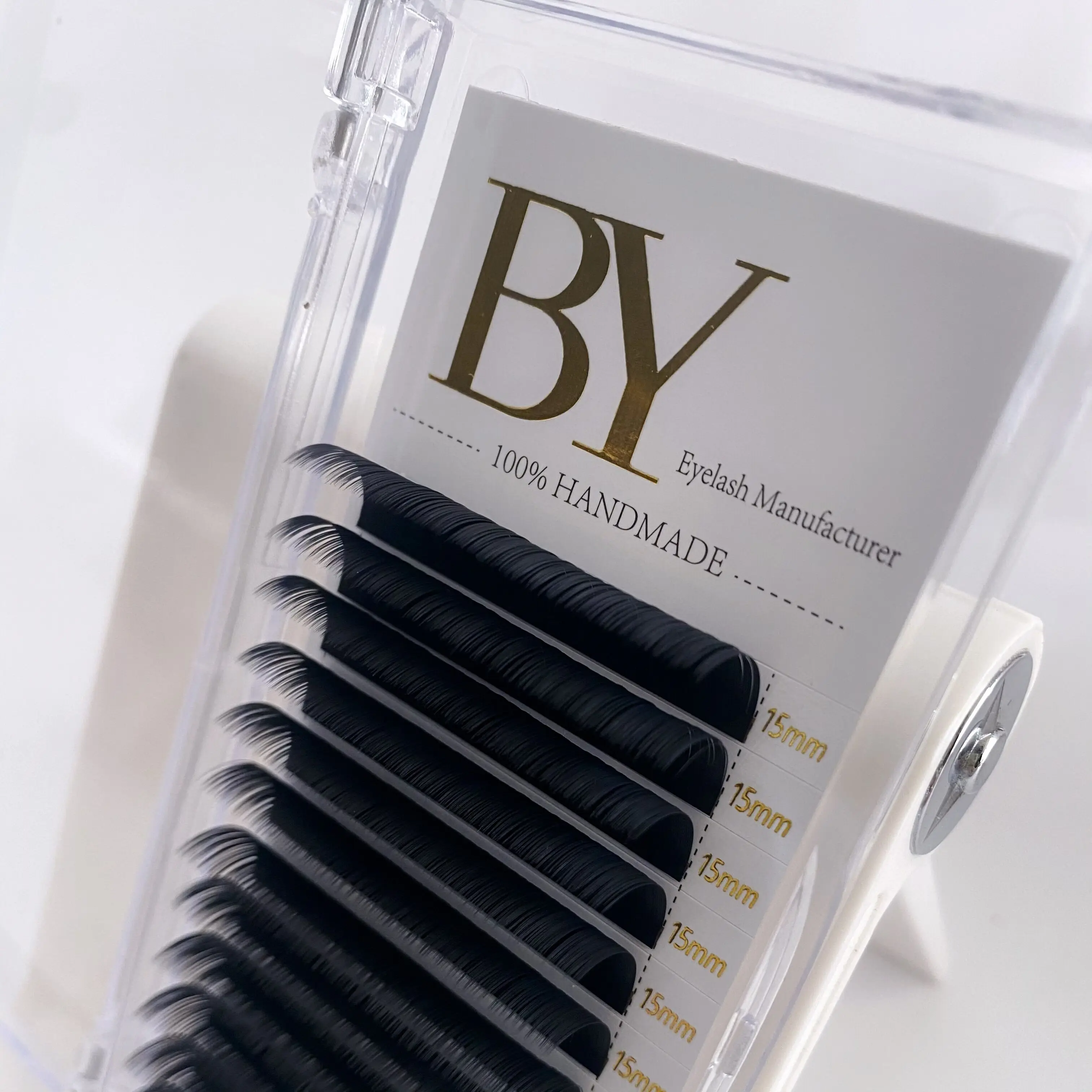 Korea PBT Material Ellipse Flat Individual Lash Extension Flare Lashes Flat Eyelashes Private label Russian Volume Eyelashes