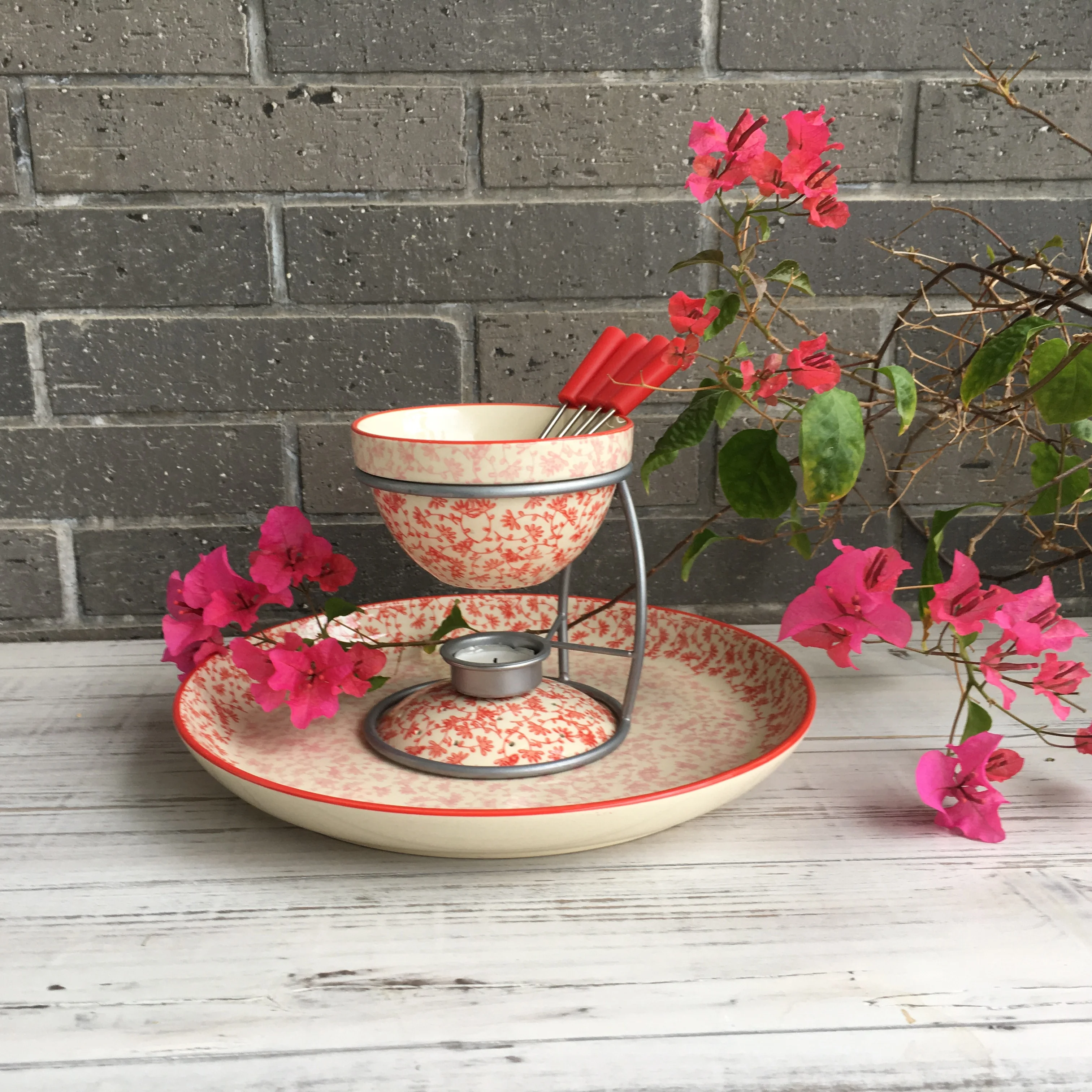 
Unique handmade ceramic chocolate melting pot 