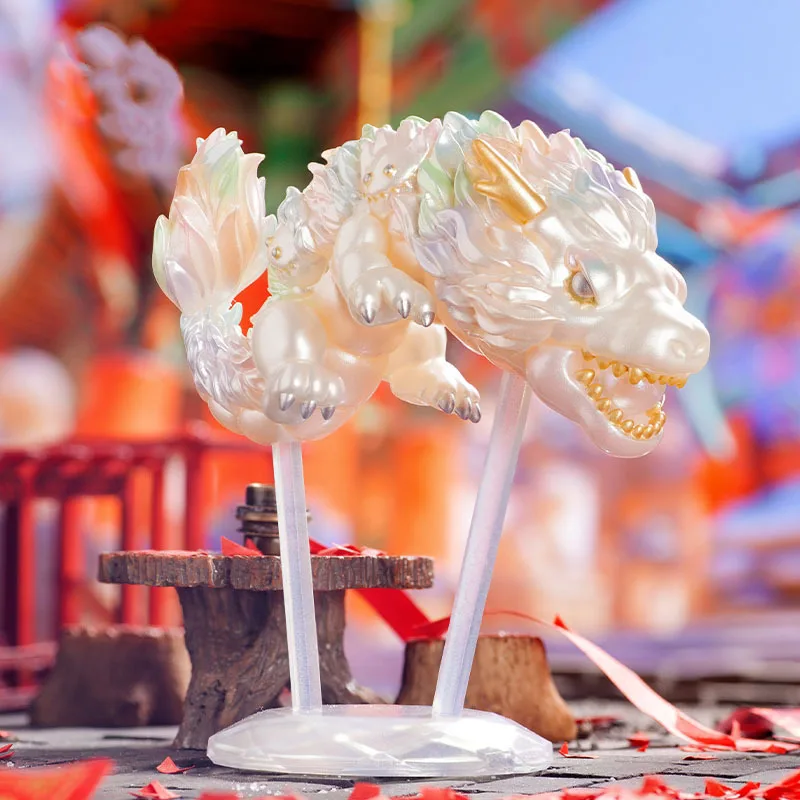 Тигр прыжок Новогодняя серия слепых коробок POPMART Bubble Mart Tide Play игрушки украшения новый год Весенний фестиваль Новогодний подарок