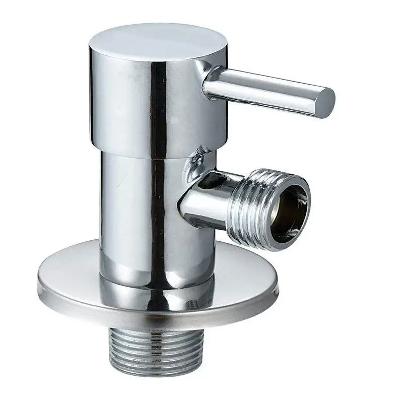 2023 Hot Sale Quality-Assured Angle Stop Brass Bathroom Accessories Wash Basin Angle Valve