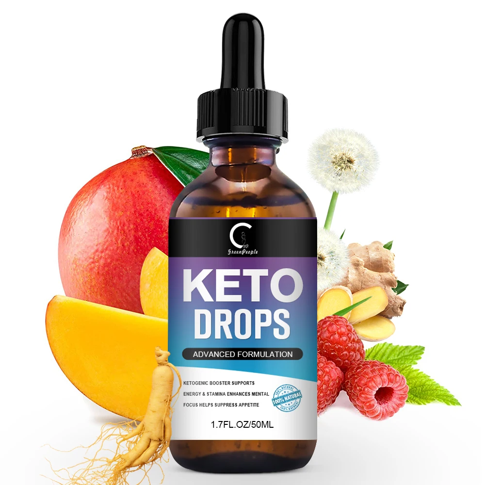 
GP Greenpeople Slimming BHB Keto Drops Oil Burning Fat Replenish Energy Consume Fat New Way Ketogenic Weight Loss Drops Oil 
