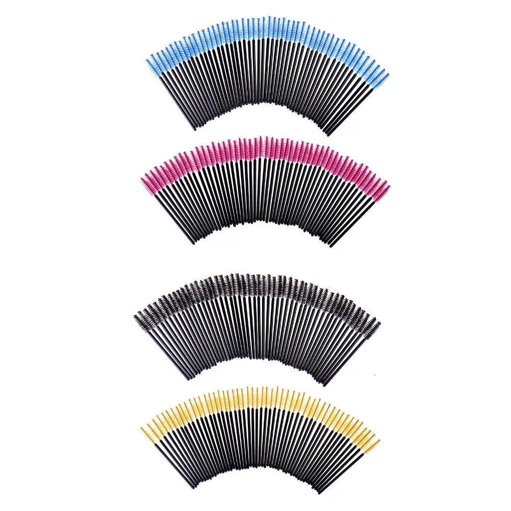 Factory Customized Custom Wholesale Micro Spiral Disposable Eyelash Brush