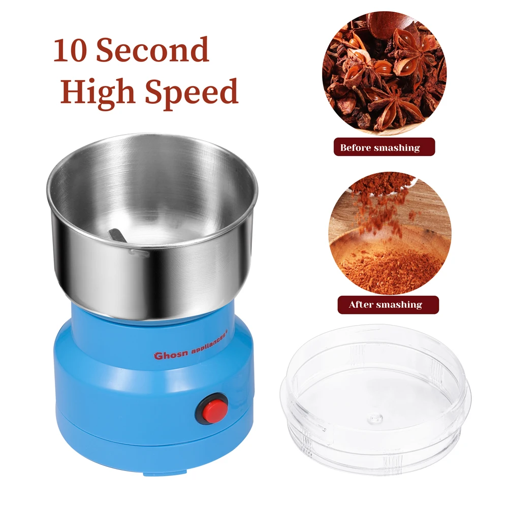 Office Kitchen Appliances Comercial Electric Stainless Steel Grinder Machine Electric Coffee And Spice Grinder