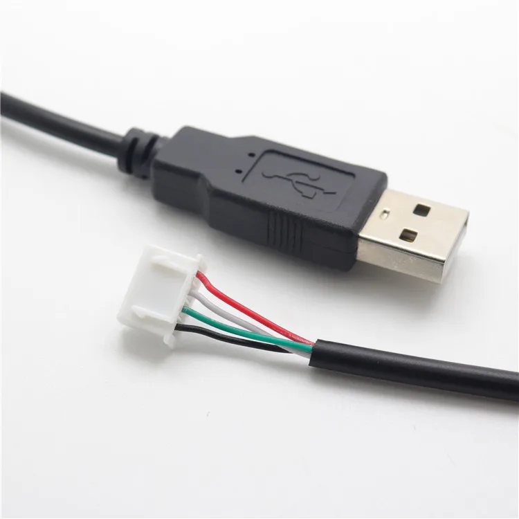 custom cable with jst connector usb jst 4pin 5pin cable JST MX ZH XH PH EH GH VH Dupont Connector 1.25 1.5 2.0 2.5 2.54 3.96 mm