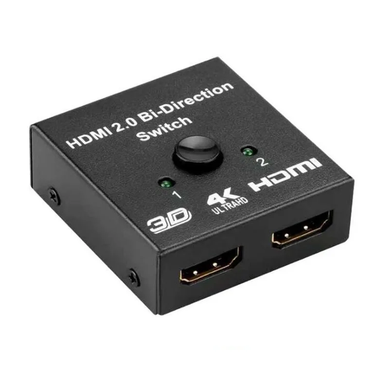 2 in 1 HDMI Bi-Direction Switch HDMI Splitter 4K 2 x 1 or 1 x 2 Switch HDMI switcher for HDTV