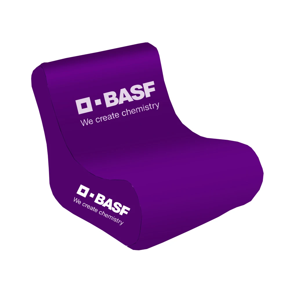 Light Weight Outdoor Use Inflatable Cushion Tension Fabric Air Chair Sofa Ottoman Fit For Inflatable Tents/ Trade Show