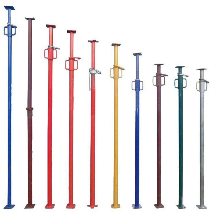 Straight Lock Pin 2.2-3.9m Shoring Prop Scaffolding Supporting Concrete