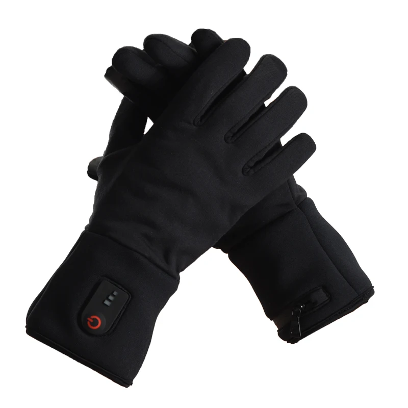 Winter Rechargeable battery heated gloves,thin riding gloves for men women, Heated electric Glove Liners with Touch Screen