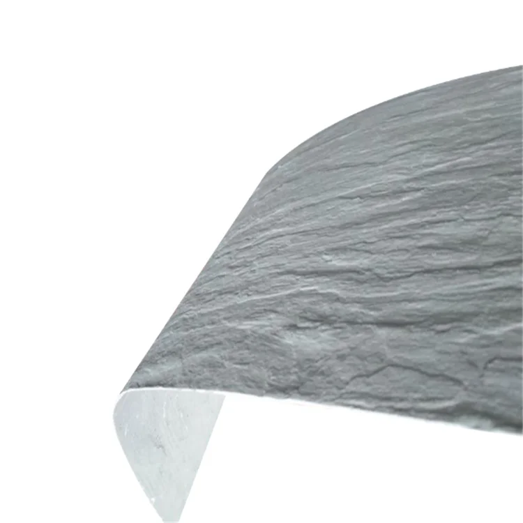HZSY Waterproof Light Flexible Clay Grey Slate Stone Exterior Wall Stone