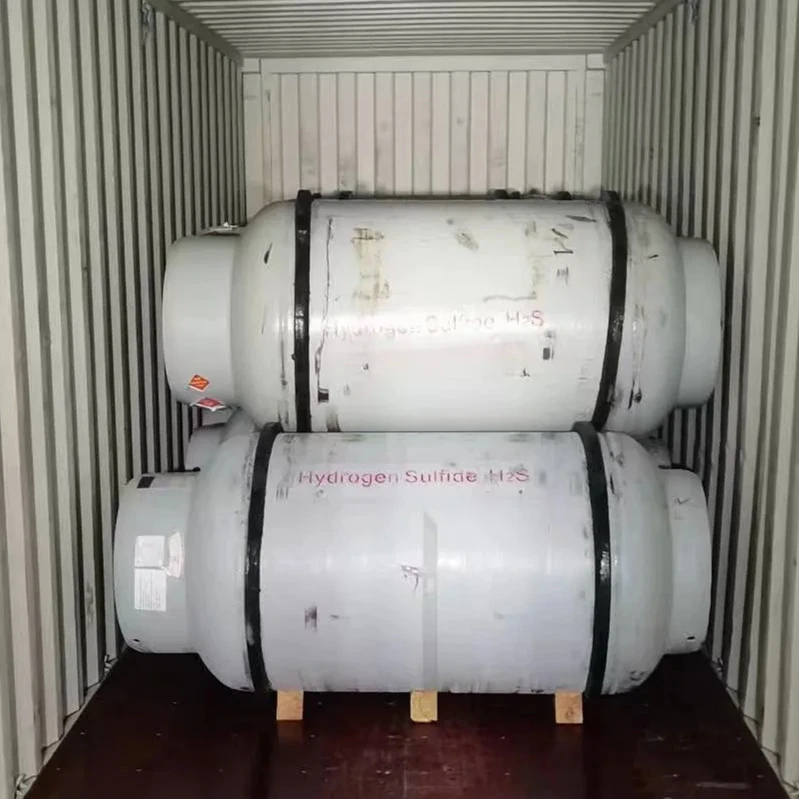 Industrial Grade 99.5% Purity 800L Cylinder Filled Hydrogen Sulfide gas H2s Gas