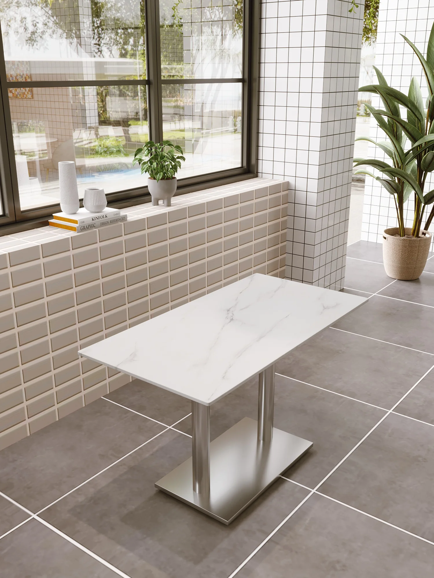 Wholesale restaurant cafe furniture dining tables booths seating restaurant sets for fast food