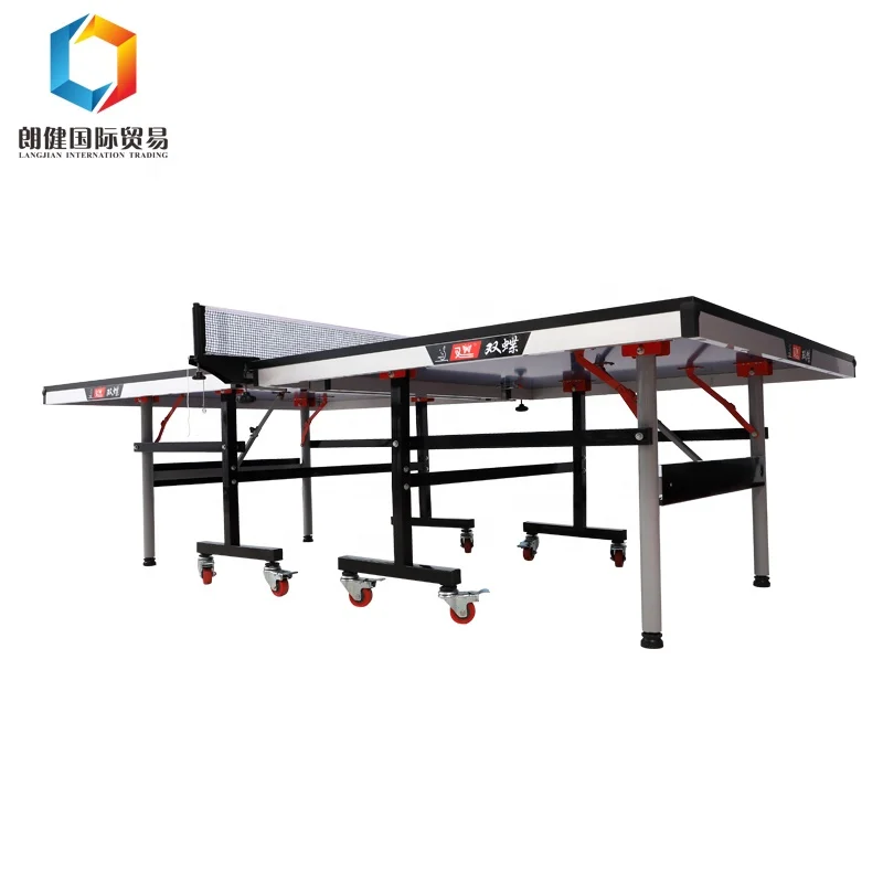 Professional Optional Thickness Blue Folding Table Legs Outdoor Pingpong Table