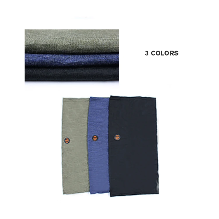 100% merino wool Elastic Cycling Skull Seamless Bandana Scarf Customize orange neck gaiter cotton for men neck warmer gaiter