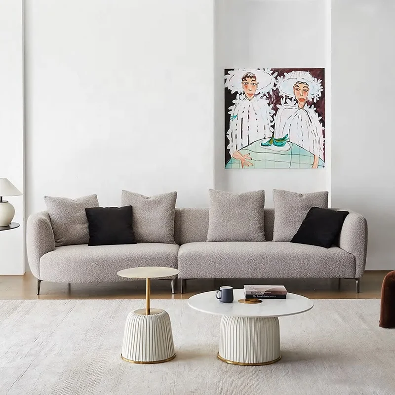 Scandinavian Style Large Apartment Combination Set Luxury Sofa Living Room Furniture Fabric Sofas Modernos 2022  China 1pcs