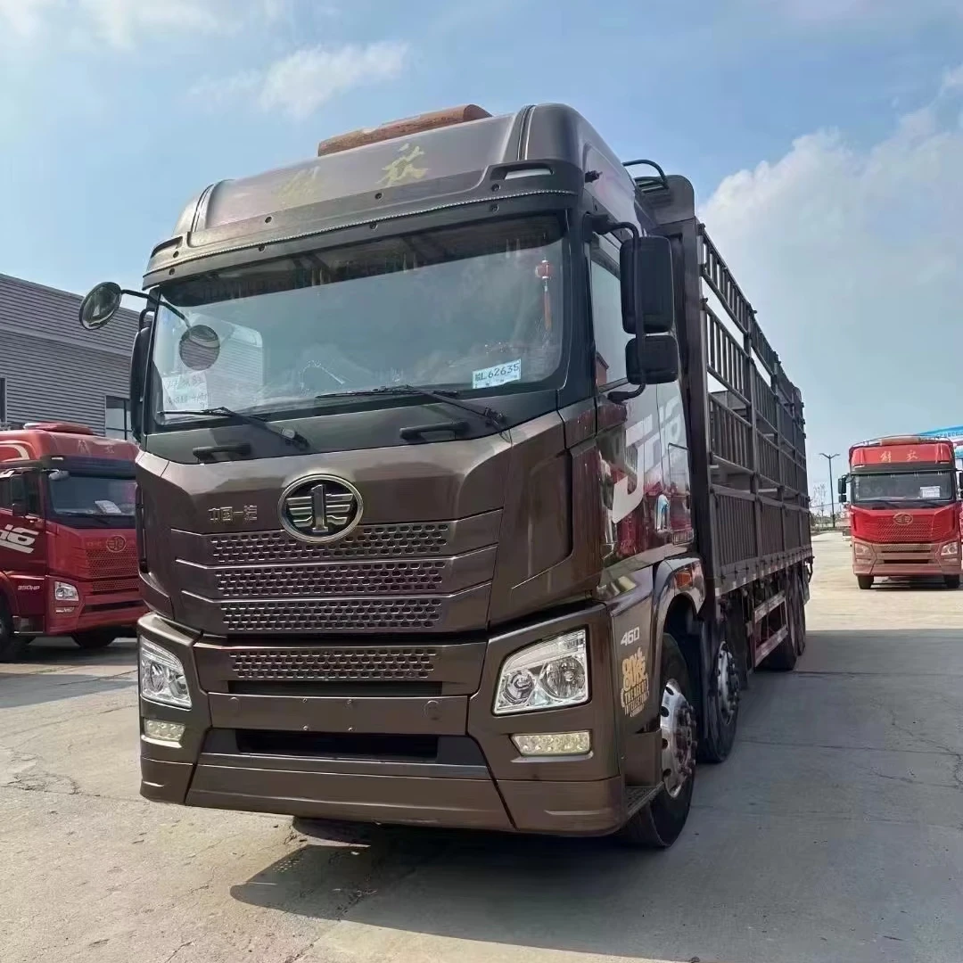 Трактор Jiefang JH6 с высокой стеной 460 л.с. дизельный тяжелый Легкий Грузовой грузовик механическая коробка передач Евро 5 8x4 левый забор