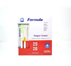 High Quality Colorful Silicone Tongue Coating Cleaning Brush Plastic Tongue Cleaner Scraper