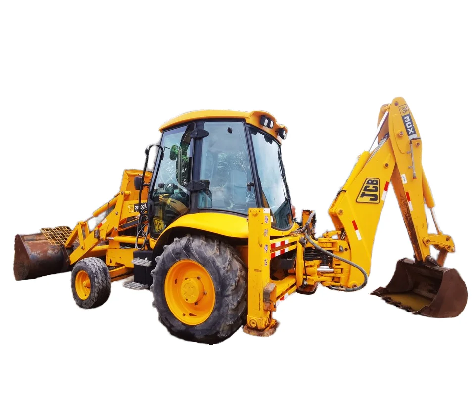 Hot Sale Used JCB 3CX Backhoe Loader 90% New 7.6ton 68.5KW Construction Machinery Diesel Engine 2019 Provided Yellow 0-1000 7600
