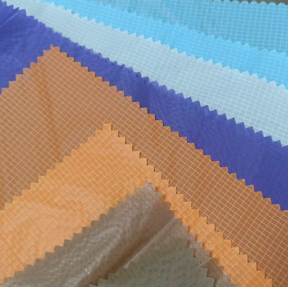 Global Recycled Standard waterproof downproof 400T Nylon Taffeta 290T Polyester Taffeta recycled quilting fabric for jacket