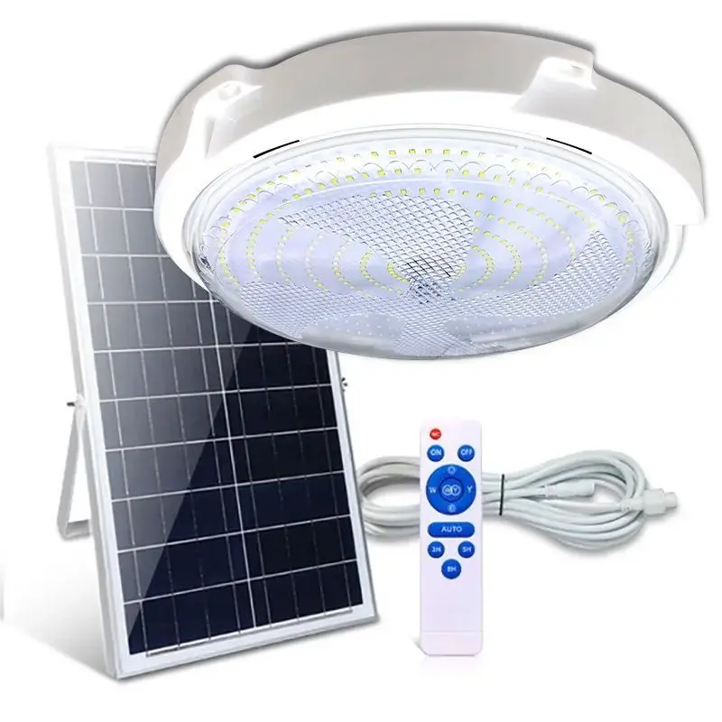 0 electricity bill Integrated Lighting Lamp Solar Ceiling Light Remote Light Voice Control 40w 60w 80w 100w 120w Room Corridor