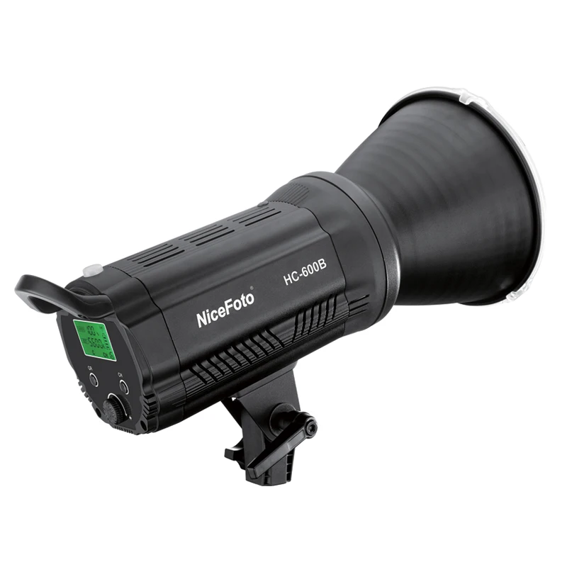 HC-600B NiceFoto 100W  Daylite 5600K LED Video Light professional led bulb lights led light bulb for youtube video