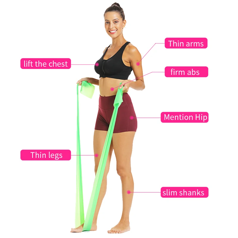training fitness workout power exercise yoga  resistance equipment loop exercise bands band set