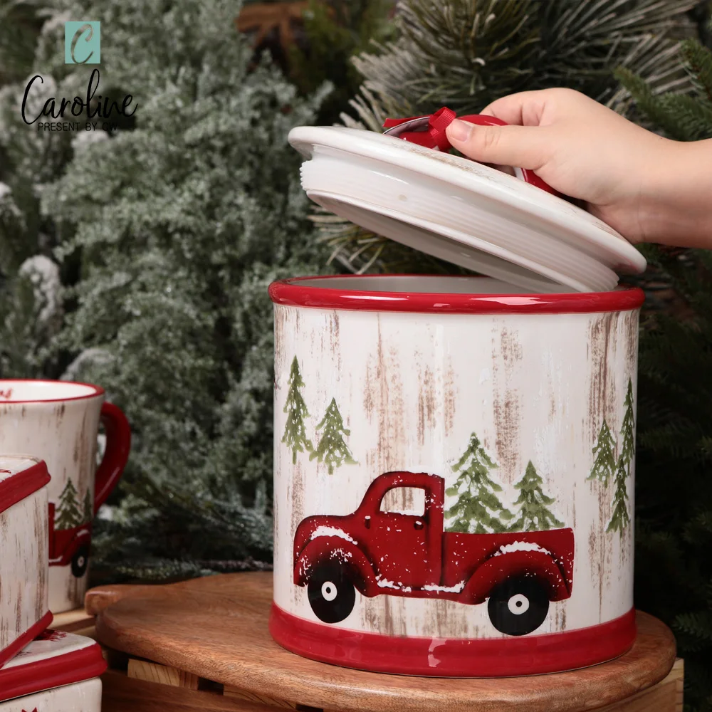 Tea Sugar Coffee Ceramic Canisters