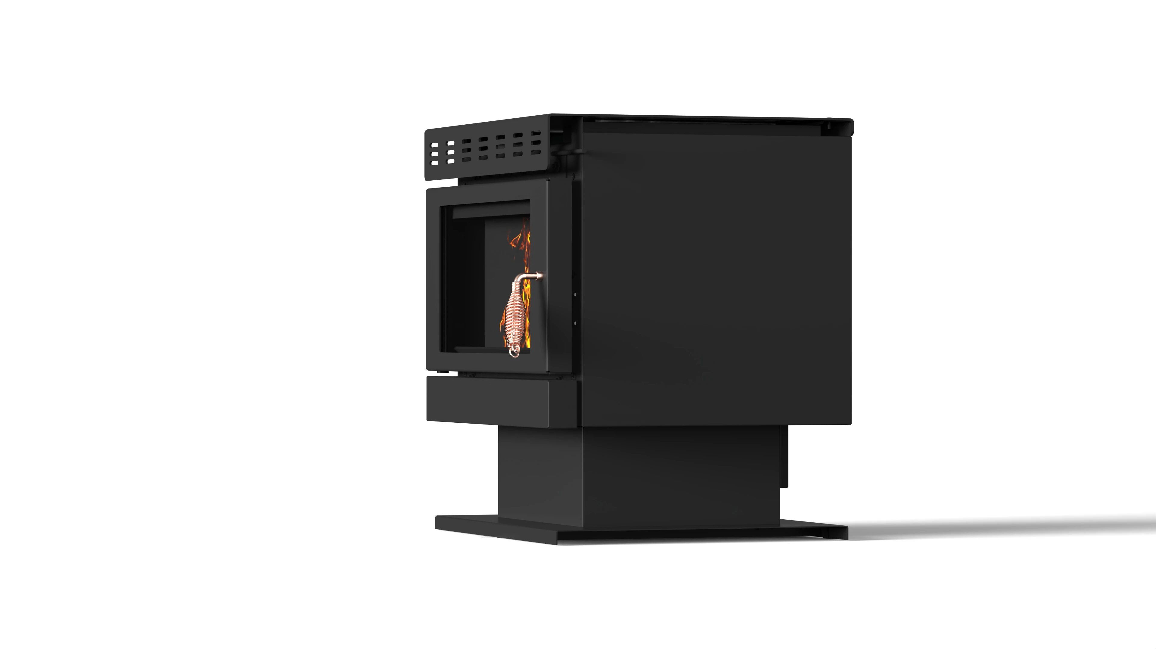 R1201A Factory Direct Wood Burning Steel Plate Freestanding Indoor Fireplace and Stoves