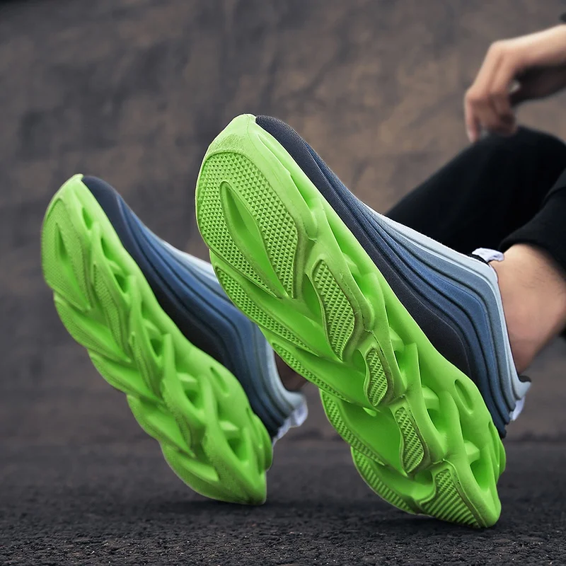 
Mens Subtle Gradients Design Casual Shoes Trail Blade Basketball Sneakers colourful sneakers 