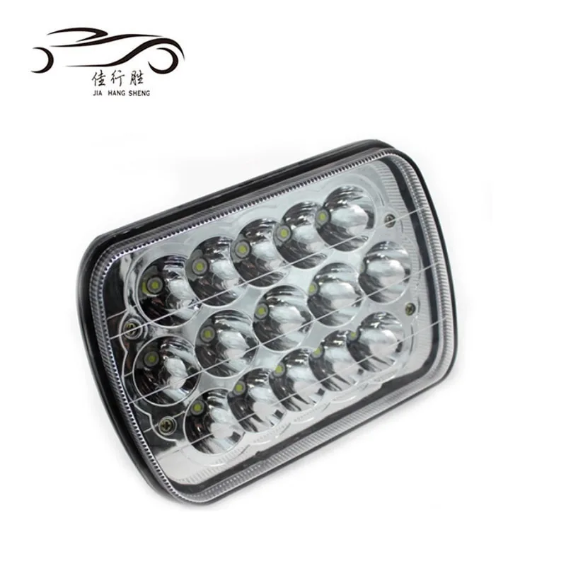 7inch square led head lamp 4x6 led light Manufacturer 45w led head driving light for lada niva jeeps jl hummer