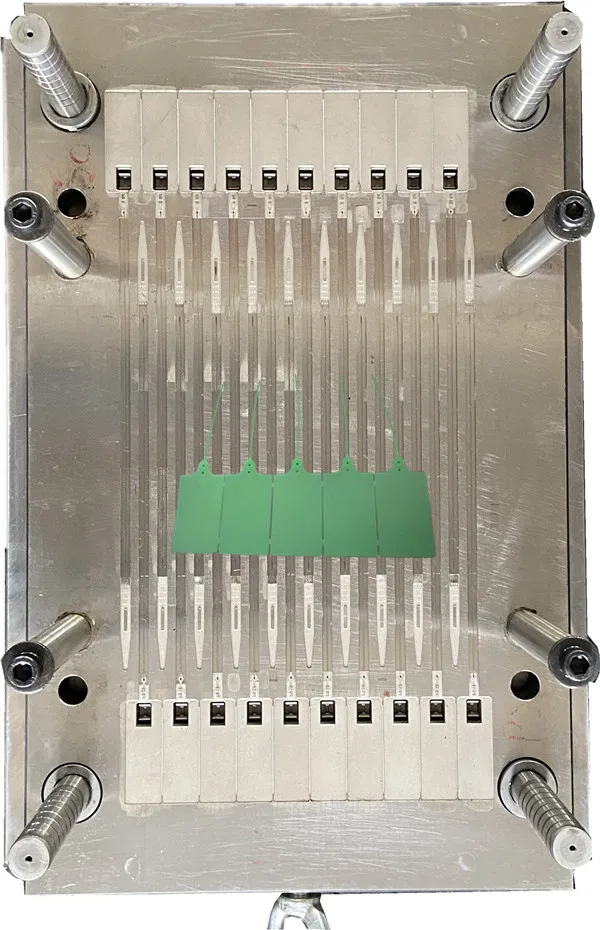 Seal Label tie mould from China  Nylon cable tie molds plastics injection mould Marker
