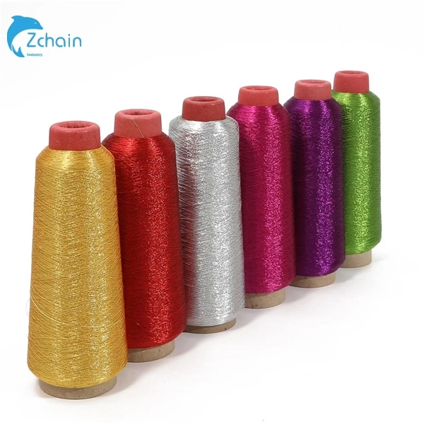 Free Sample ST MS Type Metallic Lurex yarn for Embroidery 150D