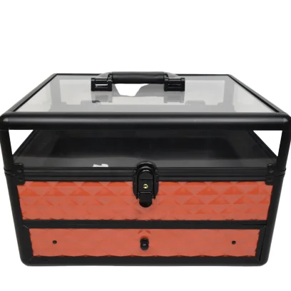 OEM ABS panel Cosmetic Case Portable  Makeup Boxes for travel